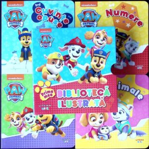 PAW PATROL: SET BEBE 4 CĂRȚI CARTONATE