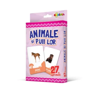 27 CARTONAȘE: ANIMALE ȘI PUII LOR