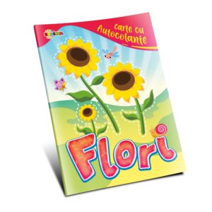 CARTE CU AUTOCOLANTE: FLORI