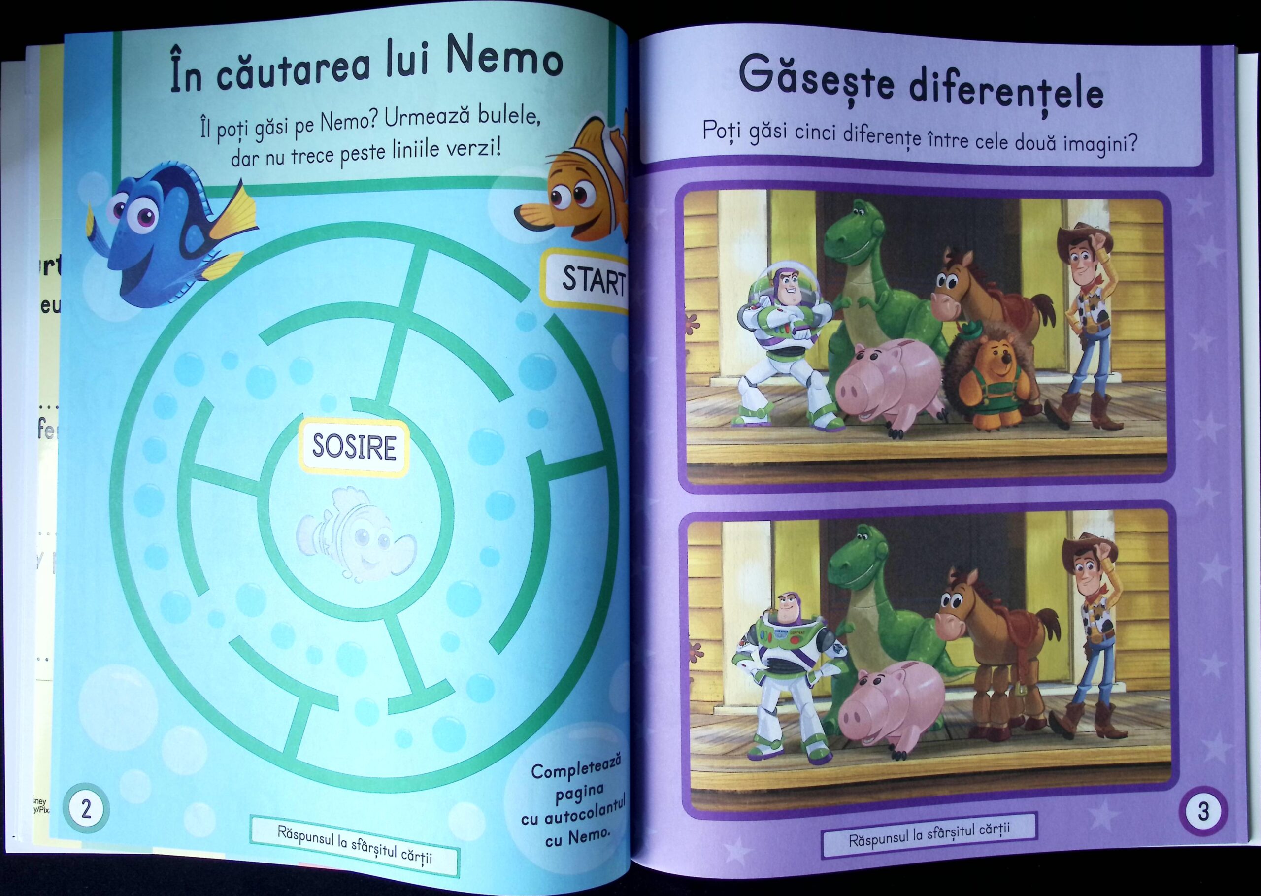 DISNEY: PRIMA MEA CARTE CU AUTOCOLANTE MARI - imagine 3