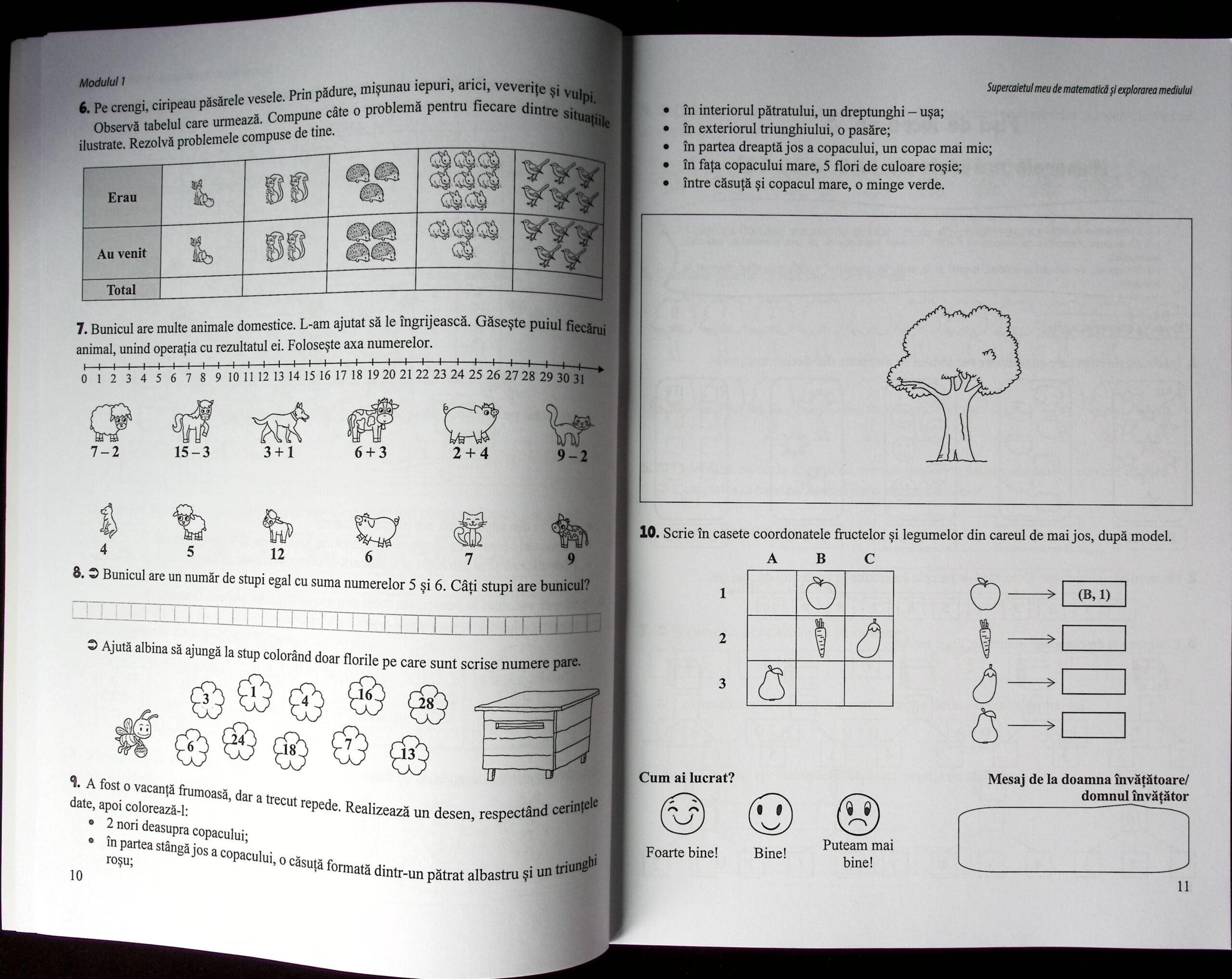 FIȘE DE LUCRU COMPER PENTRU CLASA 1 : MATEMATICĂ - imagine 3