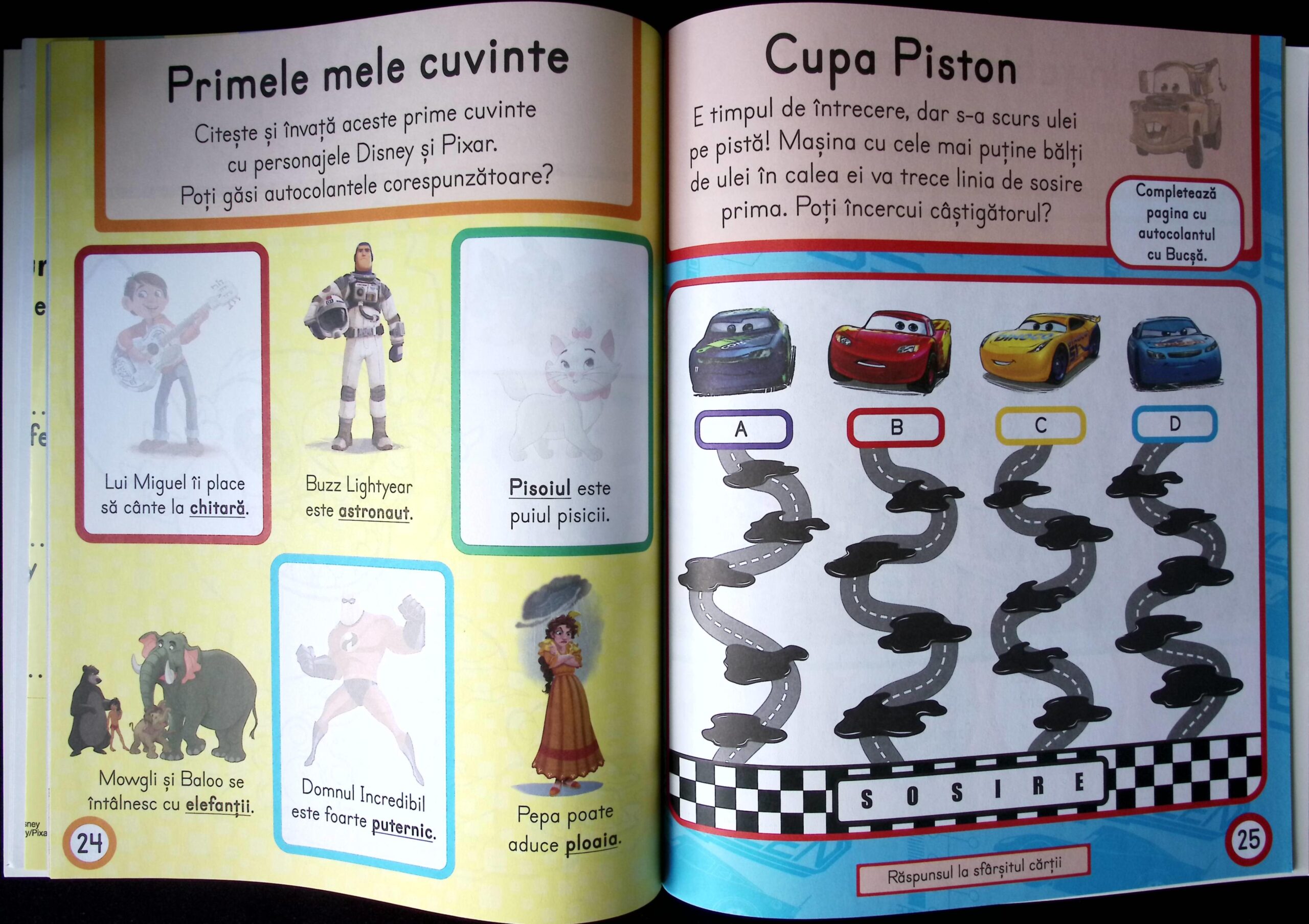DISNEY: PRIMA MEA CARTE CU AUTOCOLANTE MARI - imagine 4