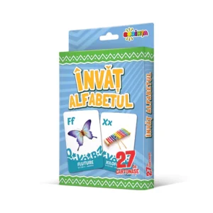27 CARTONAȘE: ÎNVĂȚ ALFABETUL