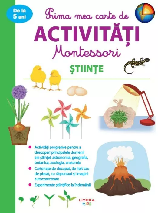 PRIMA MEA CARTE DE ACTIVITĂȚI MONTESSORI : ȘTIINȚE