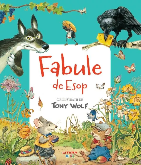 FABULE DE ESOP CU LITERE MARI DE TIPAR